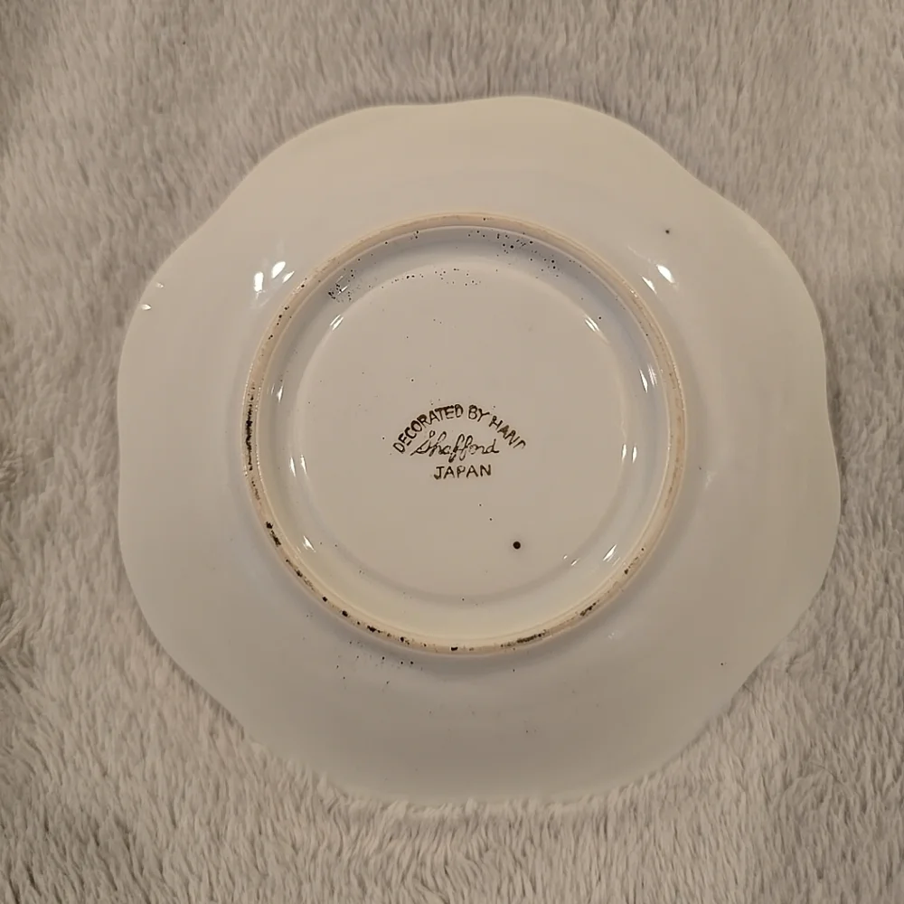 Vintage Shafford Bone‎ China Saucer Made In Japan